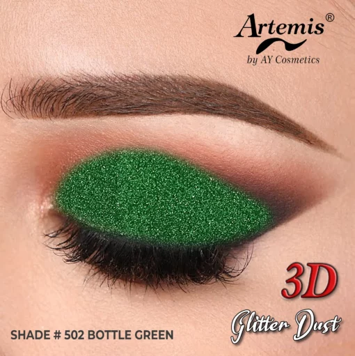 Artemis Glitter Dust 502 Bottle Green