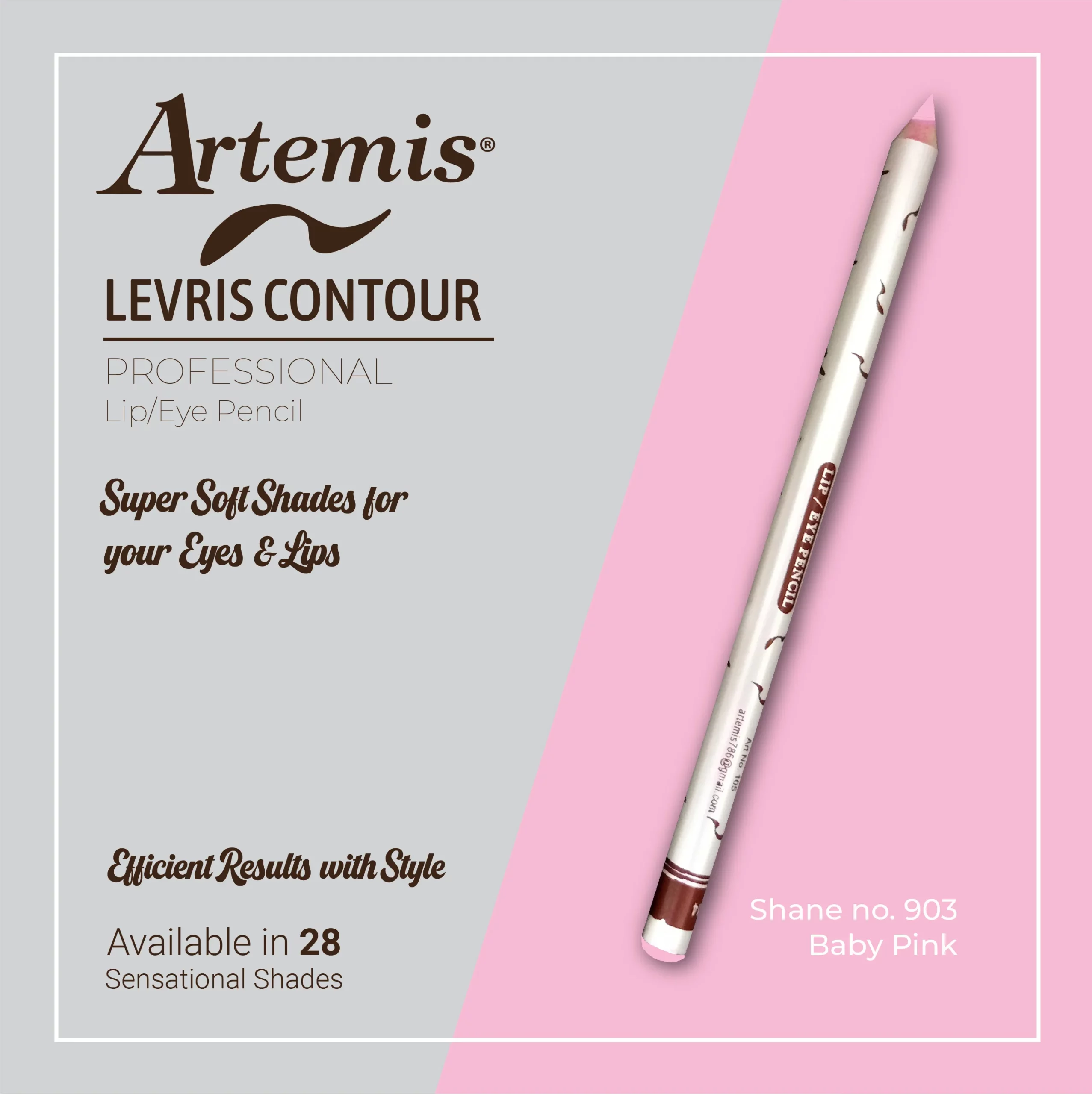 Artemis Lip / Eye Pencil 903 Baby Pink
