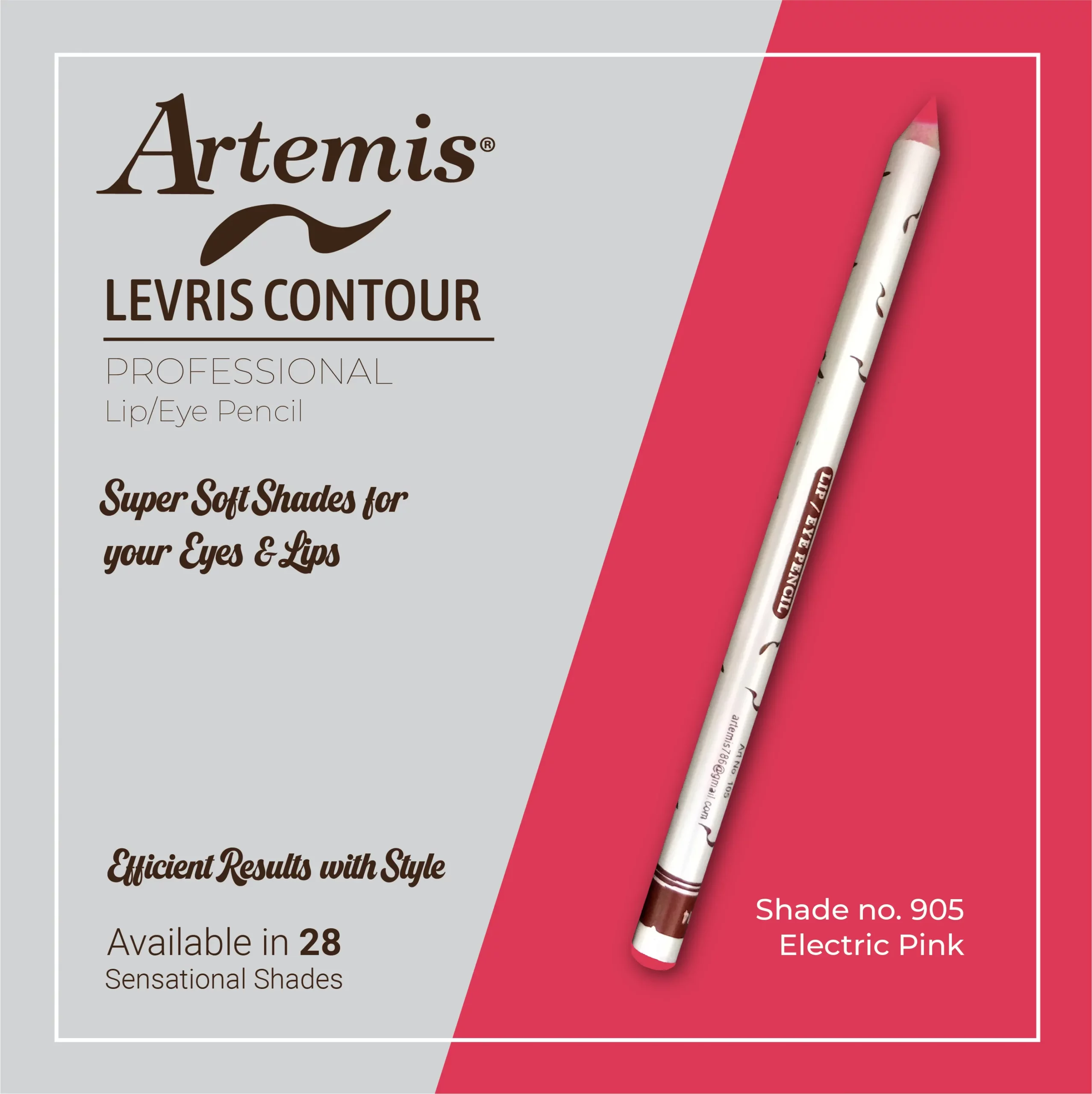 Artemis Lip / Eye Pencil 905 Electric Pink
