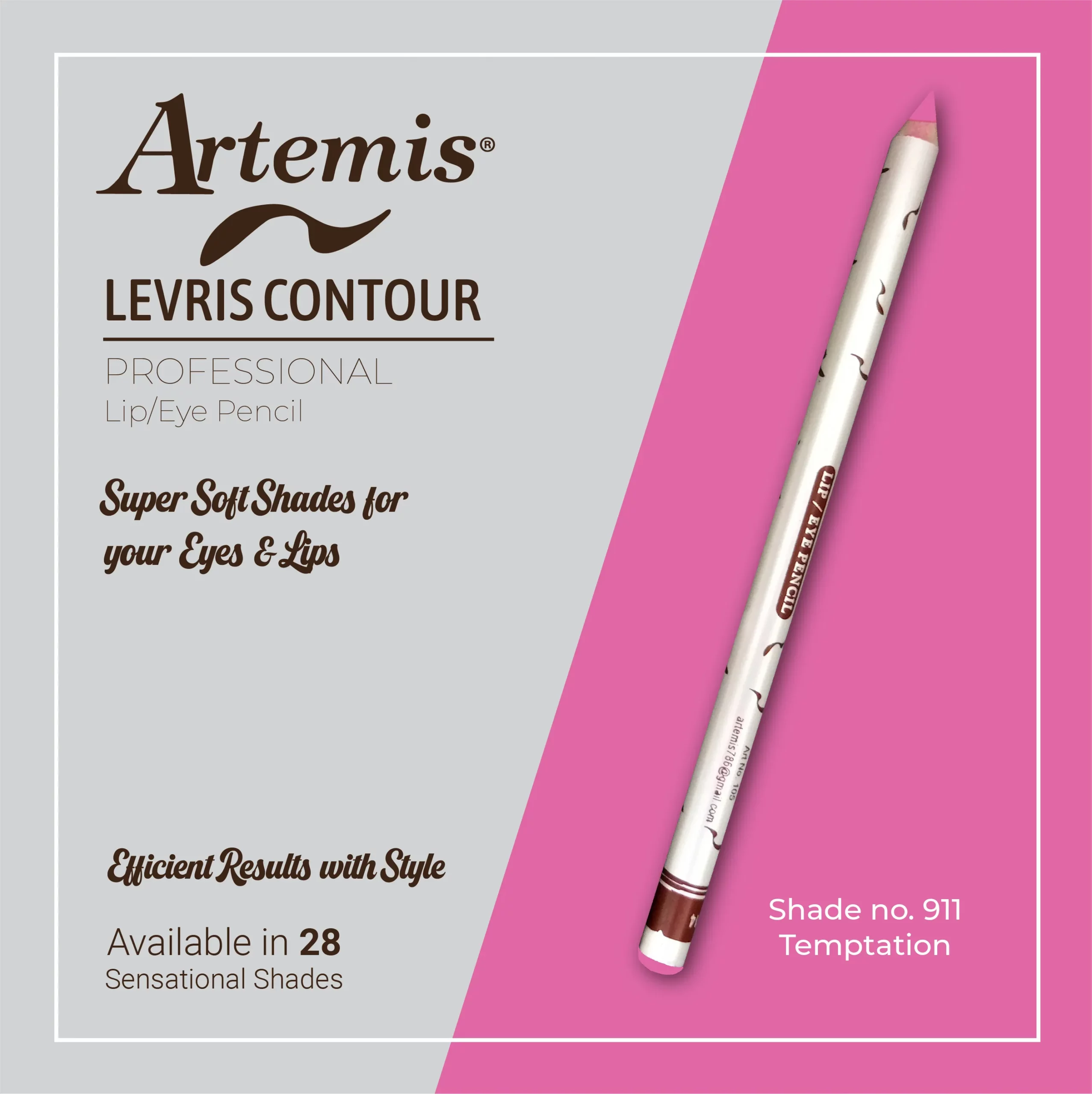 Artemis Lip / Eye Pencil 911 Temptation