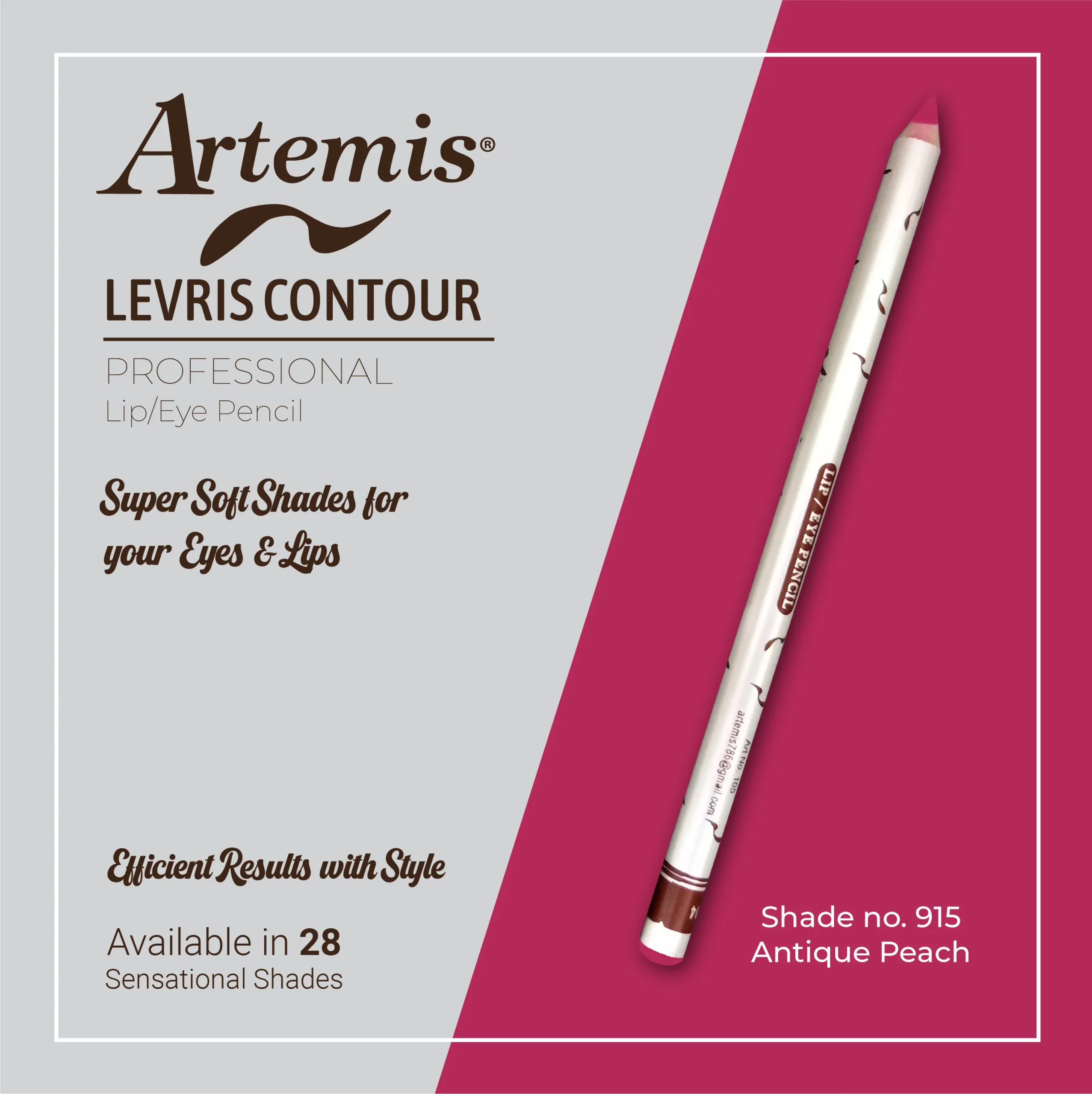 Artemis Lip / Eye Pencil 915 Antique Peach