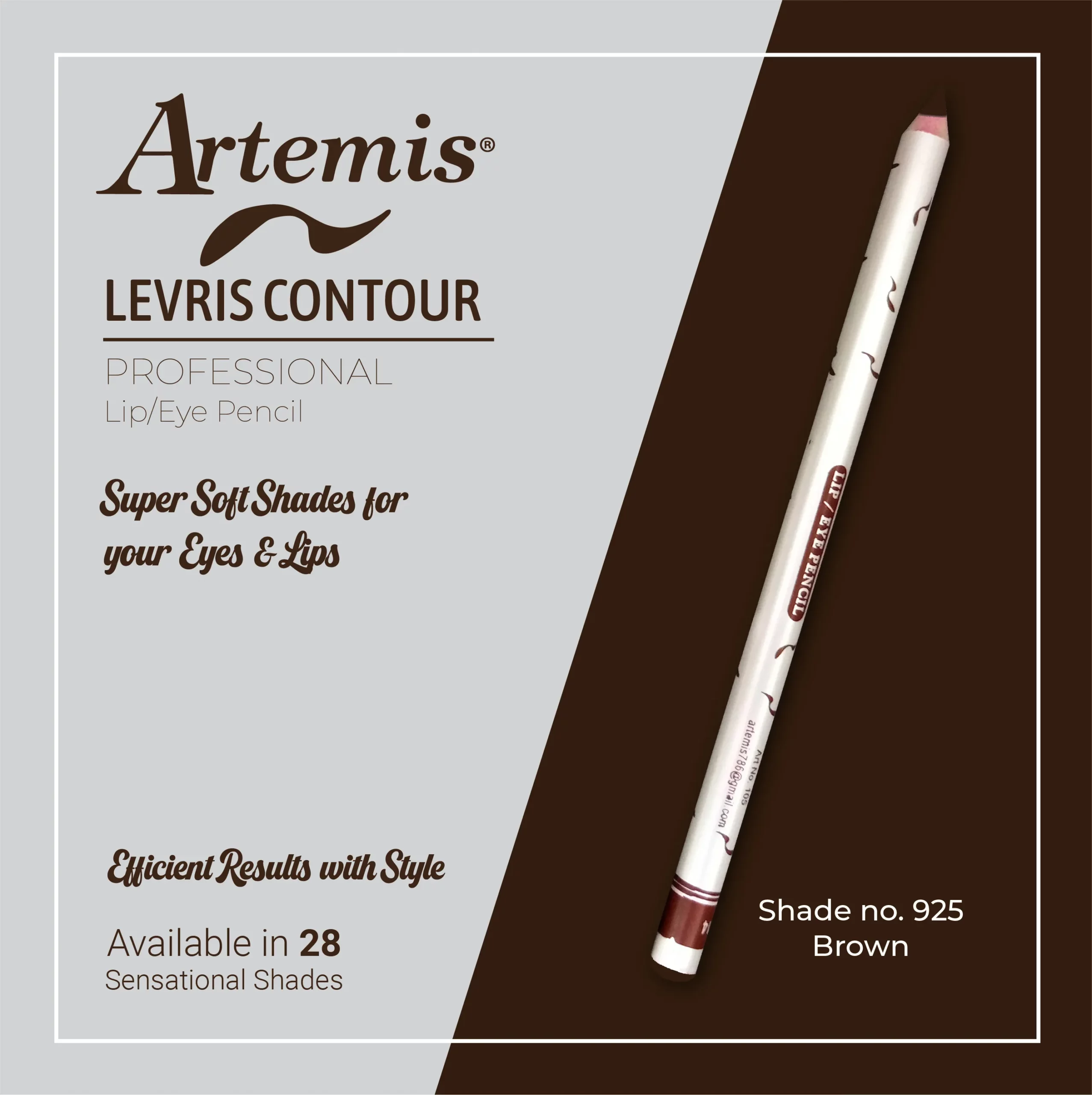 Artemis Lip / Eye Pencil 925 Brown